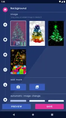 Christmas Live Wallpaper android App screenshot 6